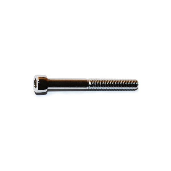 #10-32 Socket Head Cap Screw, Standard, Chrome Plated Steel, 1-3/4 in Length, 10 PK